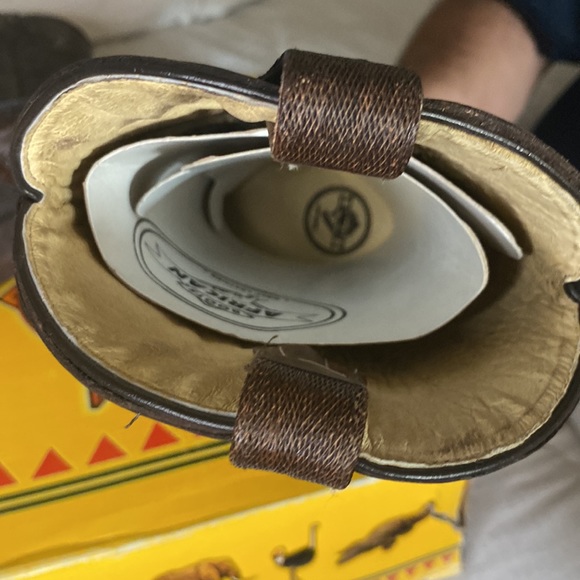 New pointed toe beautiful Cowboy boots women size 9.5 9 8.5 brown Western - Picture 10 of 13